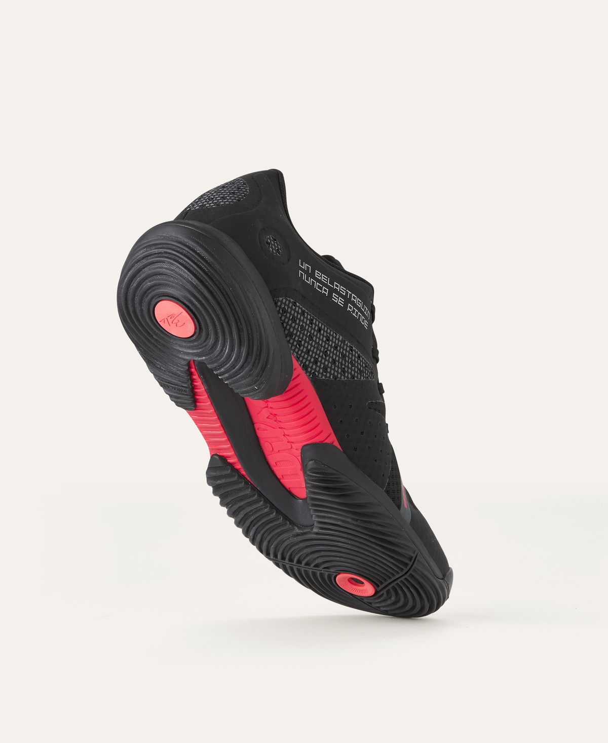 Wilson Bela Pro Mens Padel Shoes, Black/Ebony/Poppy Red - alternate view 3