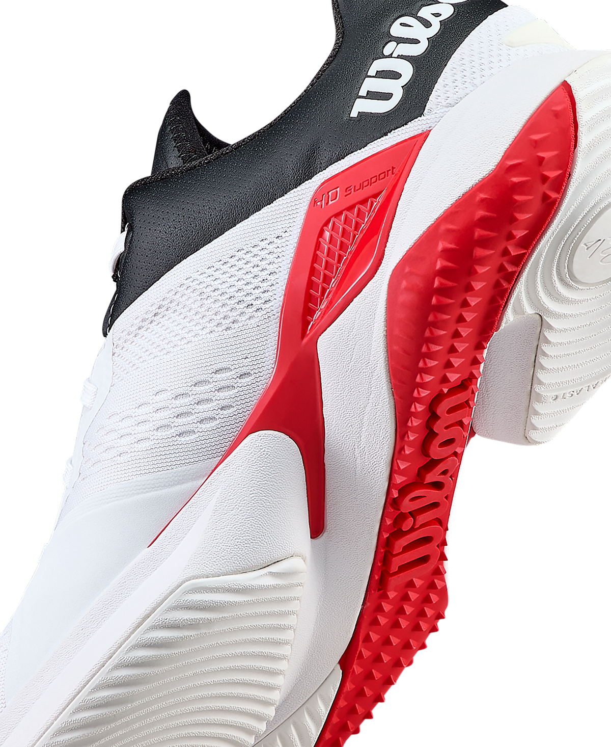 Wilson Bela Tour Mens Padel Shoes, White/Infrared/Black - alternate view 7