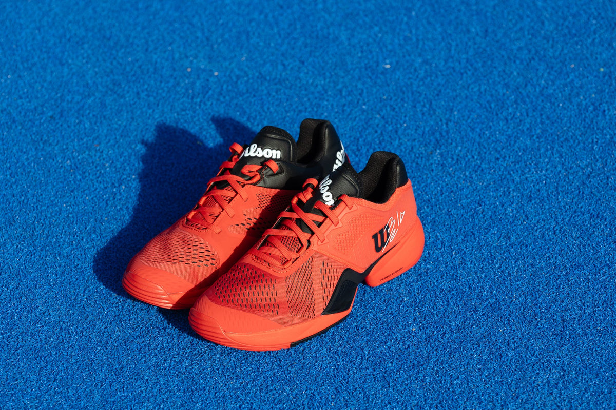 Wilson Bela Tour Mens Padel Shoes, Infrared/Black, Size 14 - alternate view 8