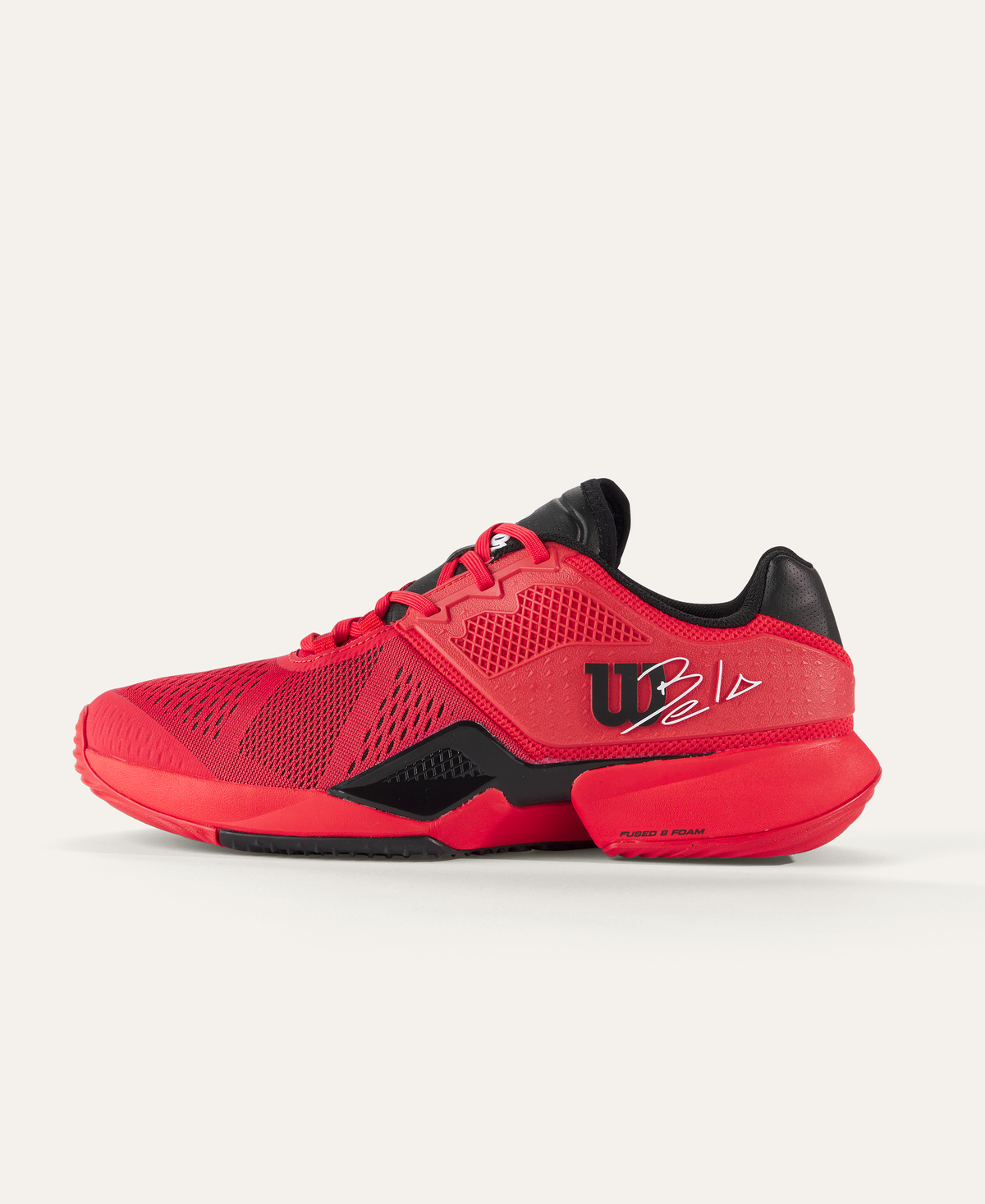 Wilson Bela Tour Mens Padel Shoes, Infrared/Black, Size 14 - main view