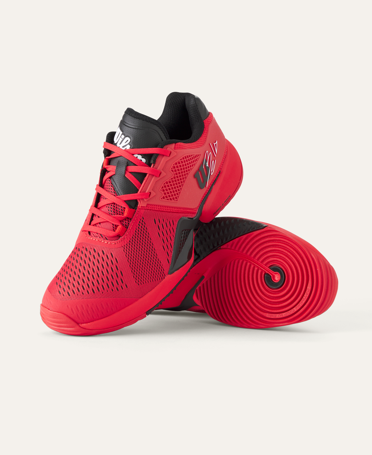 Wilson Bela Tour Mens Padel Shoes, Infrared/Black, Size 14 - alternate view 5