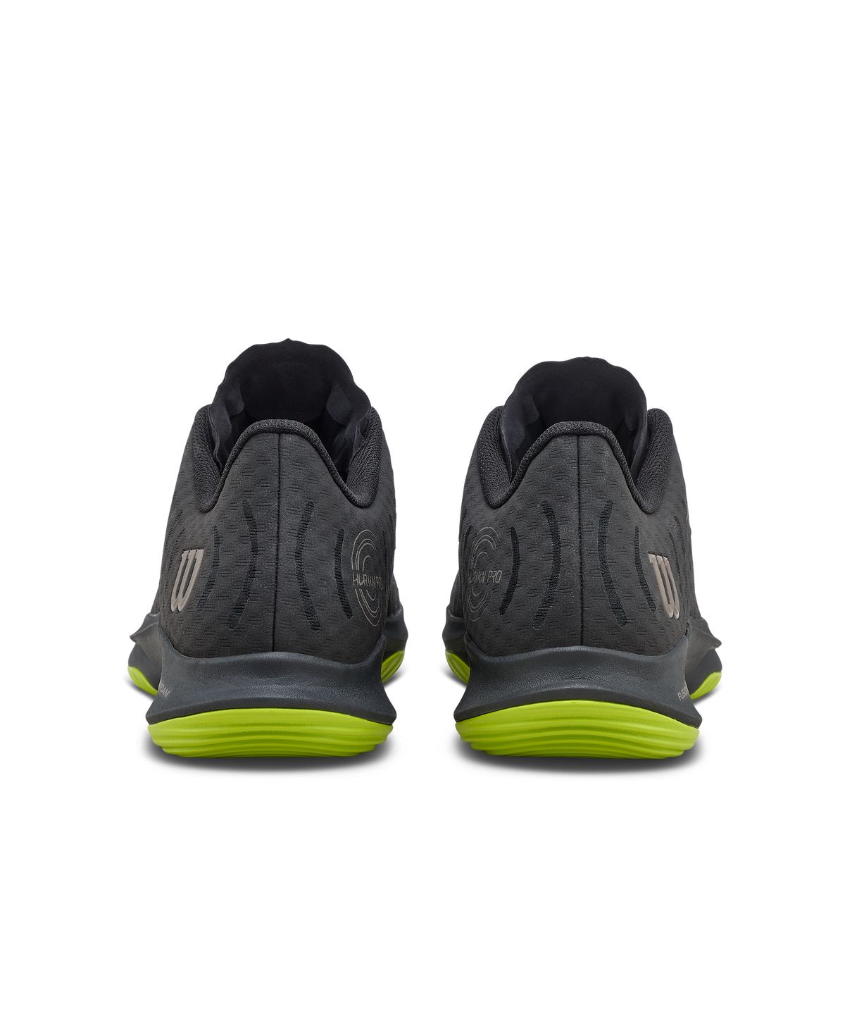 Wilson Hurakn Pro Mens Padel Shoes, Black/Lime Green/Falcon - alternate view 6