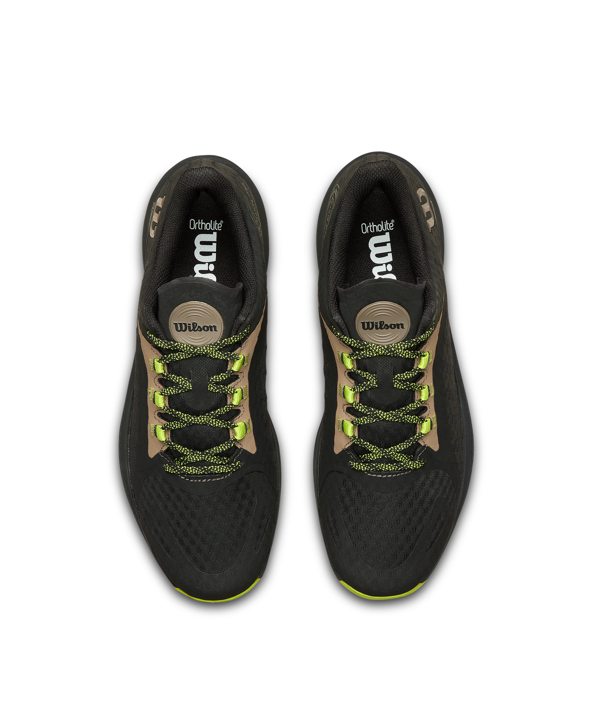 Wilson Hurakn Pro Mens Padel Shoes, Black/Lime Green/Falcon - alternate view 5