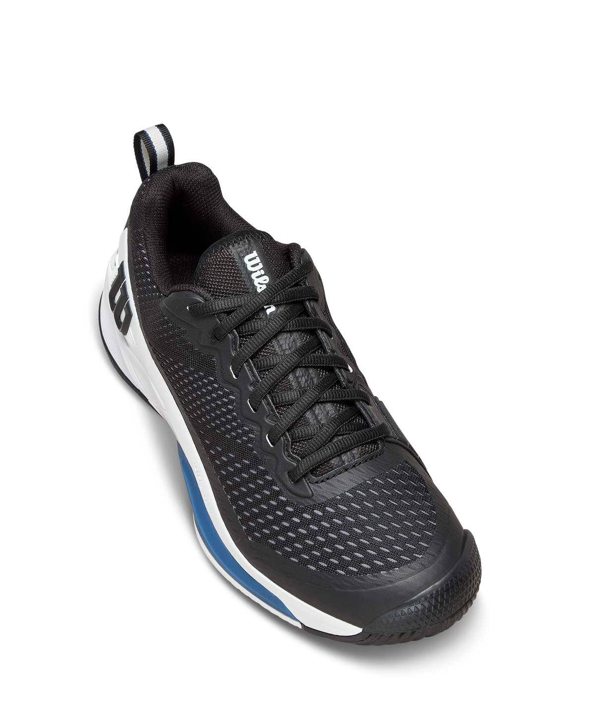 Wilson Rush Pro 4.5 Mens Tennis Shoes, Black/White/Ensign Blue - alternate view 4