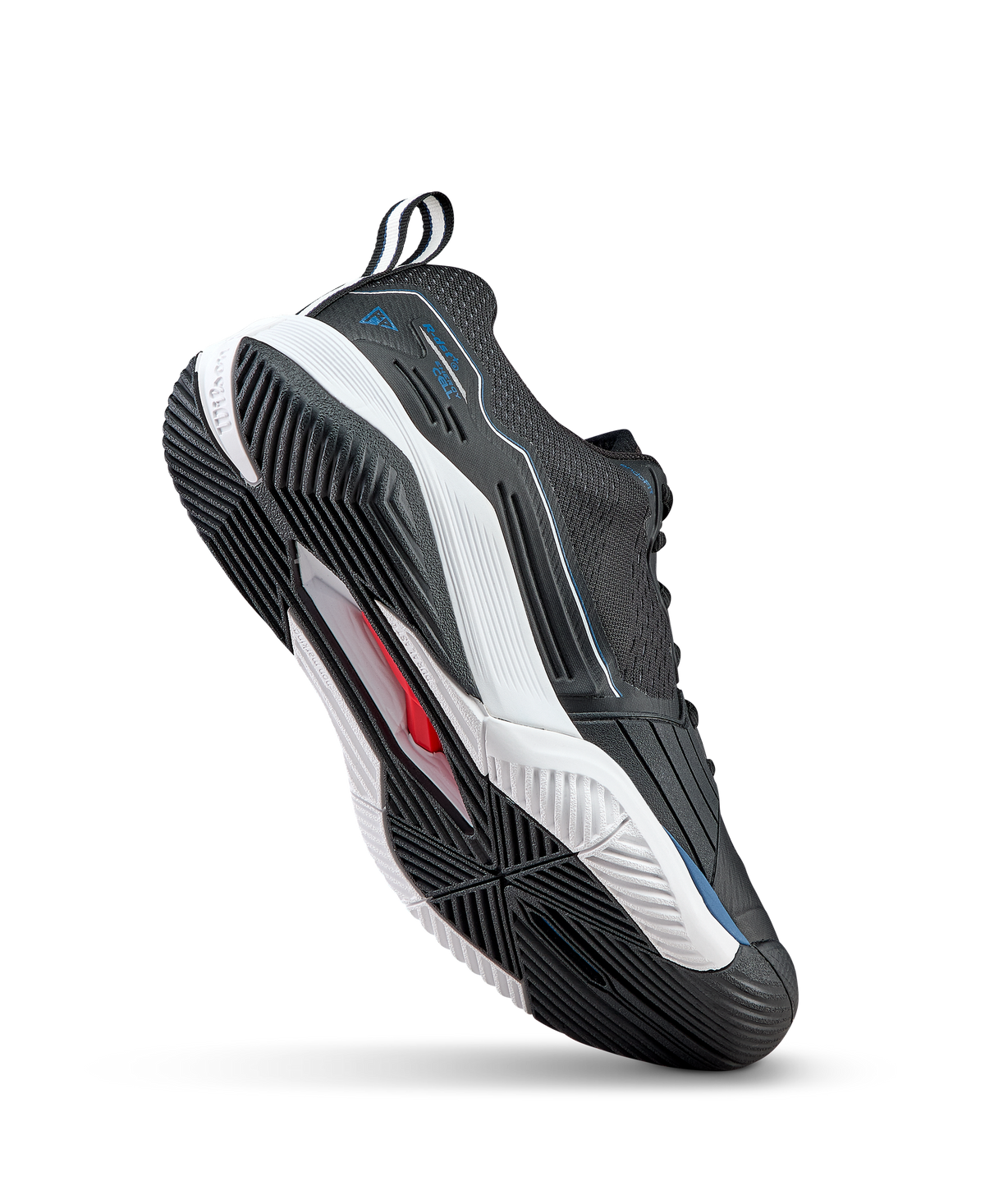 Wilson Rush Pro 4.5 Mens Tennis Shoes, Black/White/Ensign Blue - alternate view 3