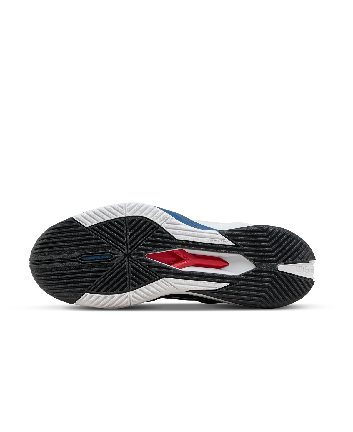 Wilson Rush Pro 4.5 Mens Tennis Shoes, Black/White/Ensign Blue - alternate view 9
