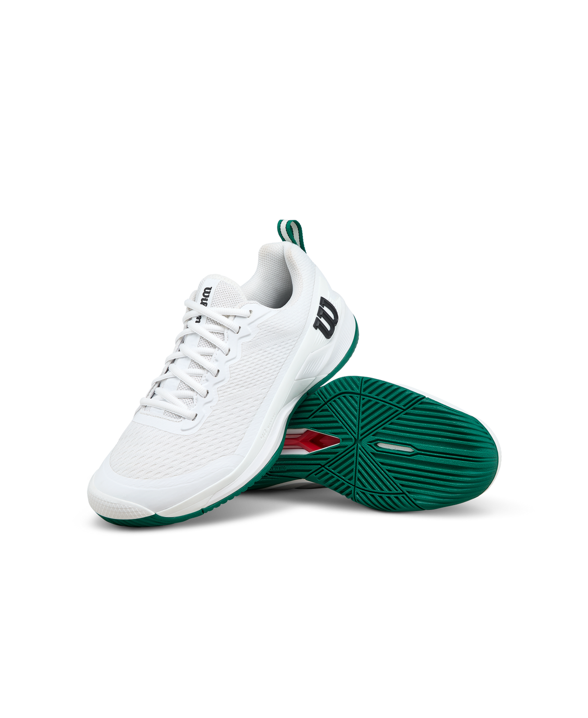 Wilson Rush Pro 4.5 Mens Tennis Shoes, White/White/Aventurine - alternate view 7