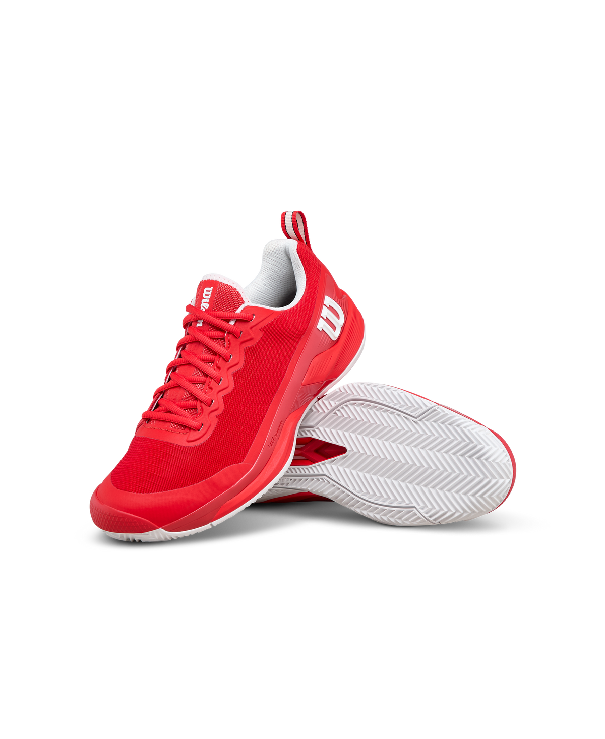 Wilson Rush Pro 4.5 Clay Mens Tennis Shoes, Infrared/White - alternate view 7