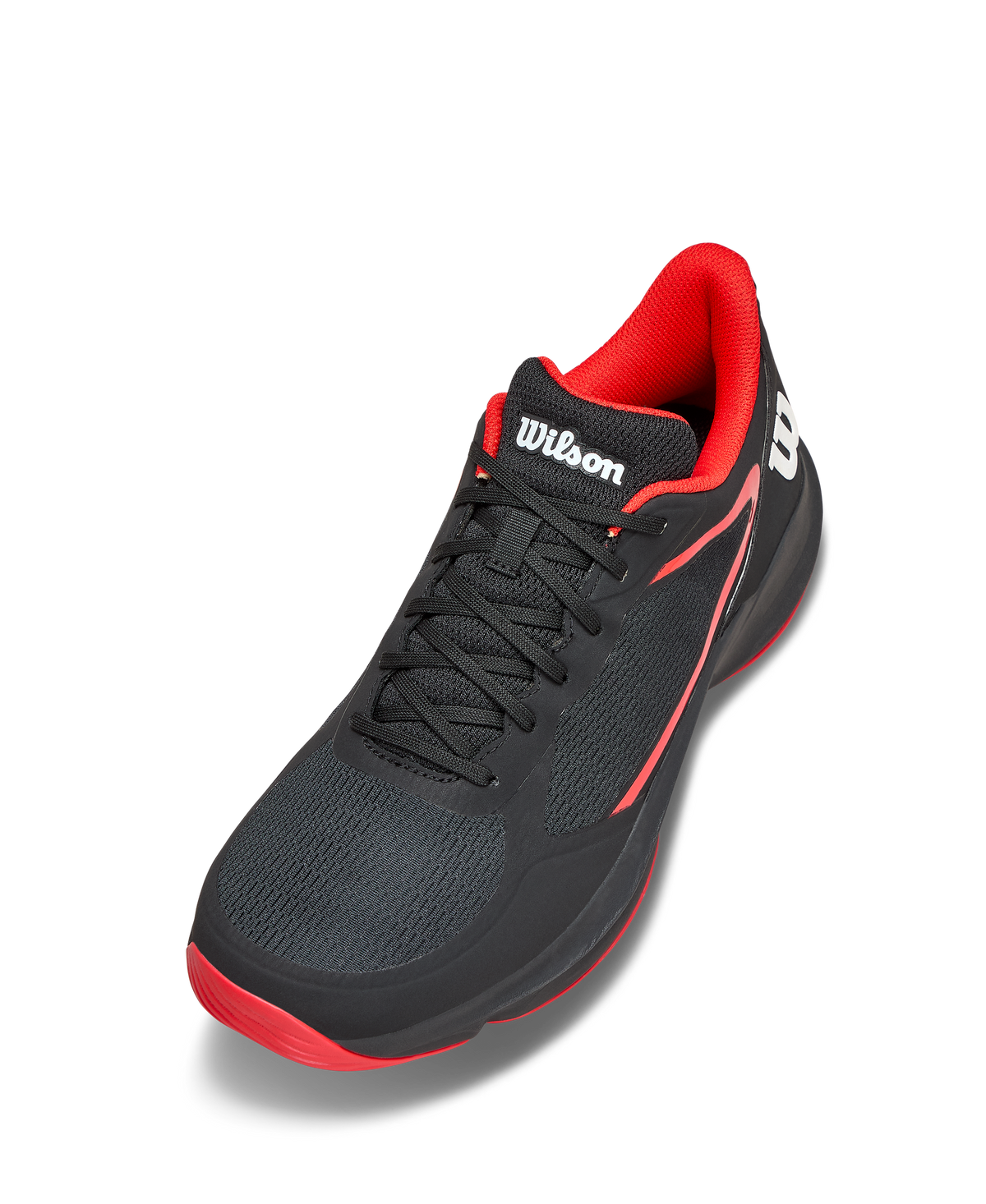 Wilson Hurakn Lite Mens Padel Shoes, Black/Infrared/White - alternate view 2