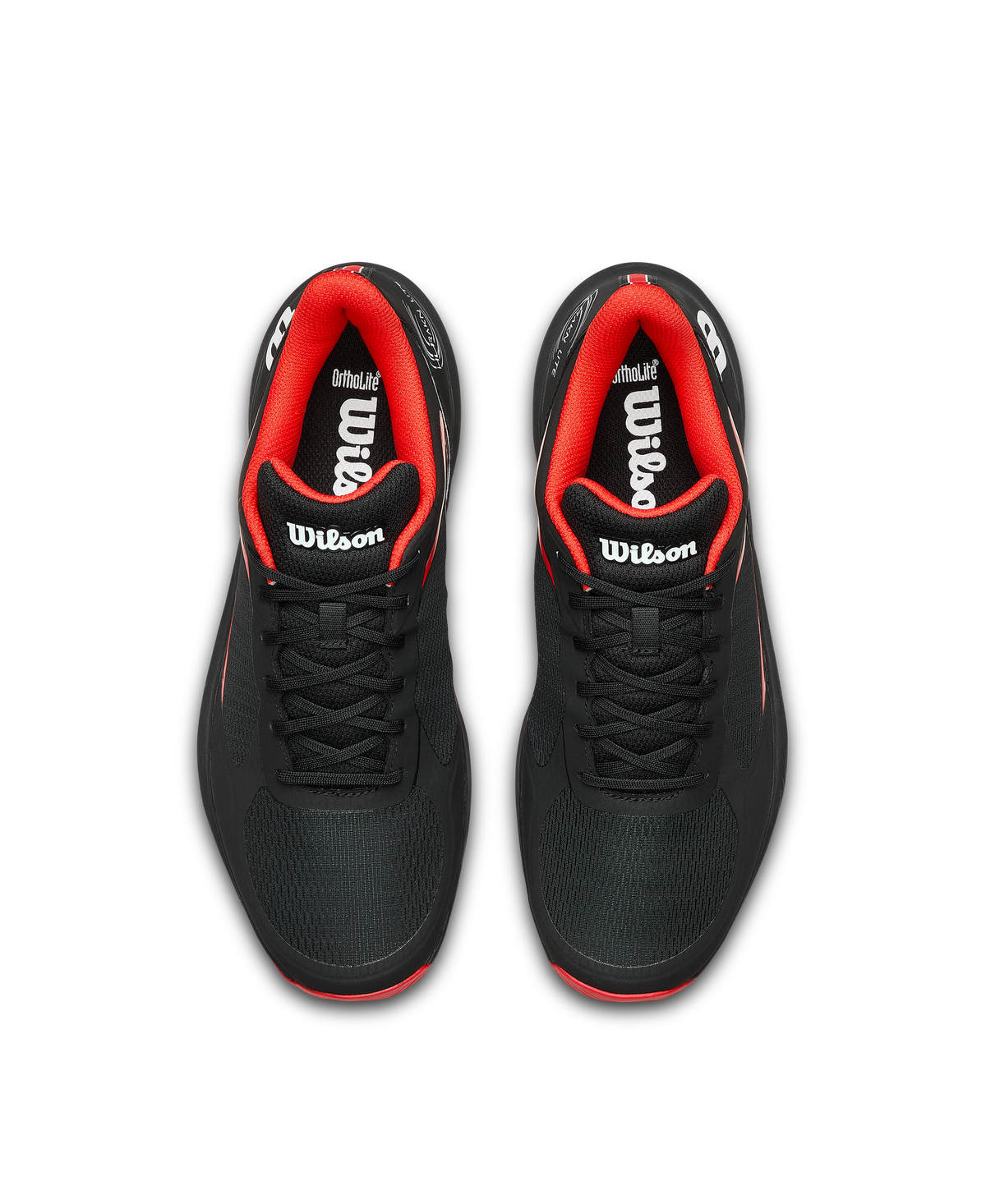 Wilson Hurakn Lite Mens Padel Shoes, Black/Infrared/White - alternate view 4