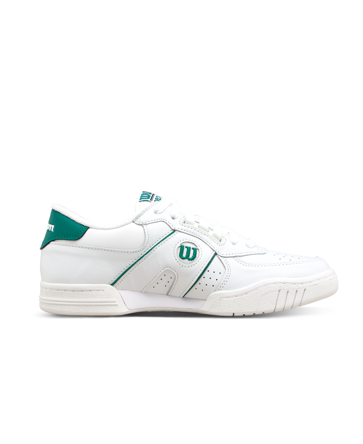 Wilson Pro Staff 87 Unisex Court Sneakers, White/White/Aventurine - alternate view 1