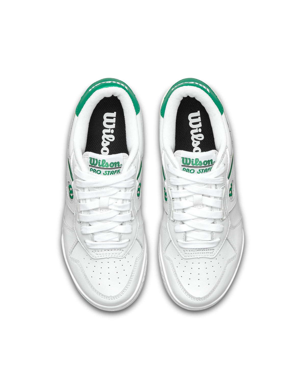 Wilson Pro Staff 87 Womens Tennis Shoes, White/White/Bosphorus - alternate view 4