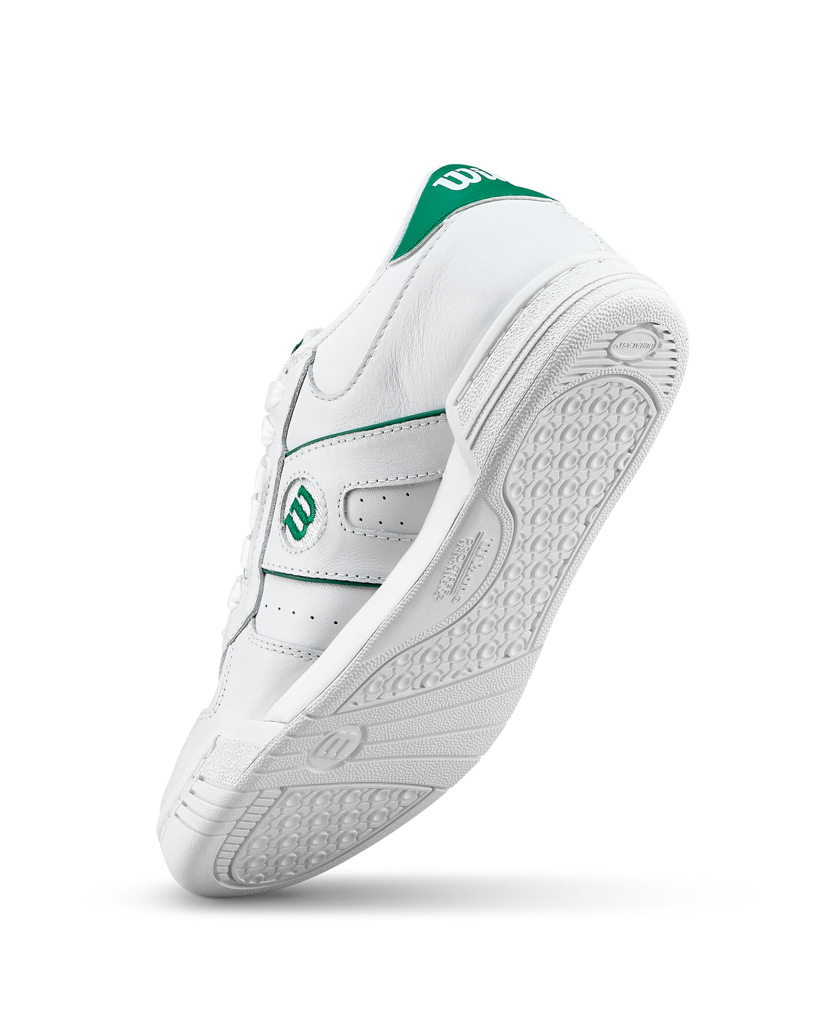 Wilson Pro Staff 87 Womens Tennis Shoes, White/White/Bosphorus - alternate view 3