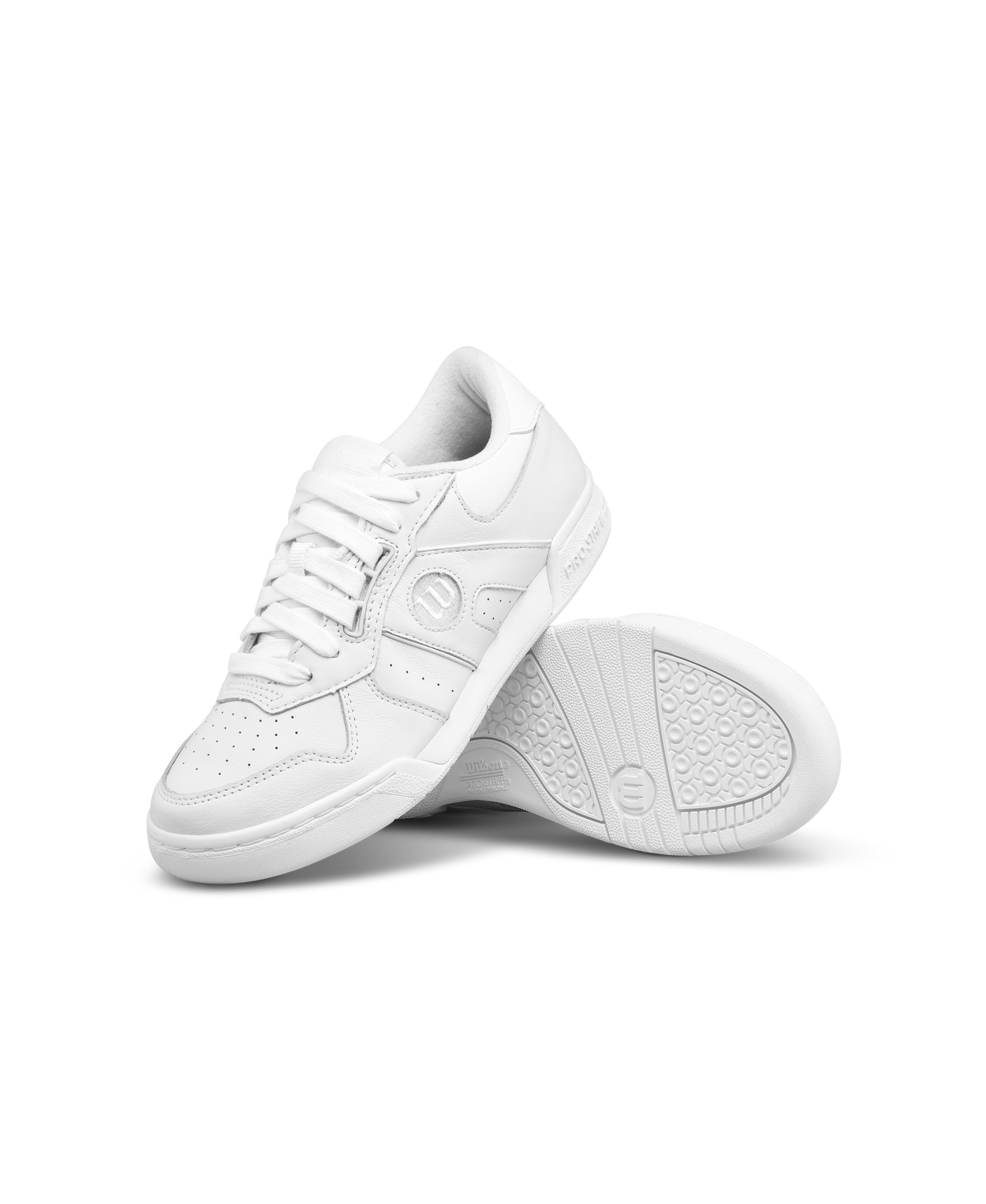 Wilson Pro Staff 87 Womens Court Sneakers, White in White/White/White - alternate view 6