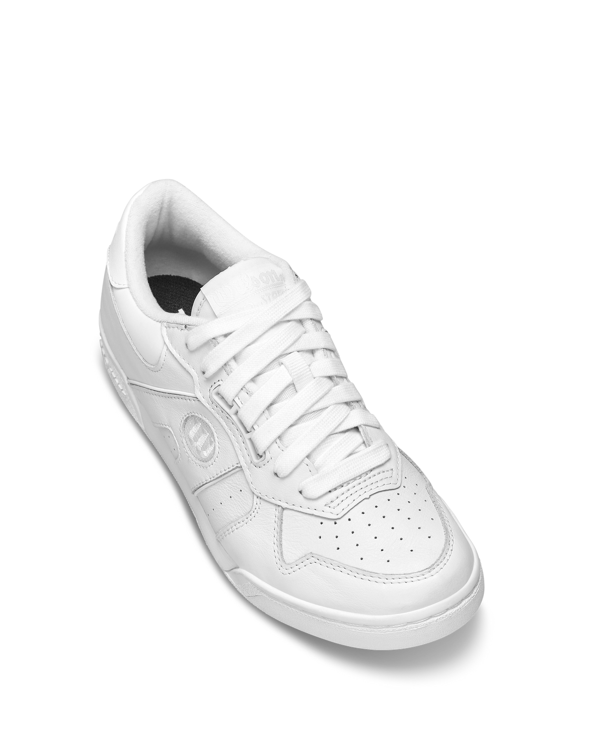 Wilson Pro Staff 87 Womens Court Sneakers, White in White/White/White - alternate view 3