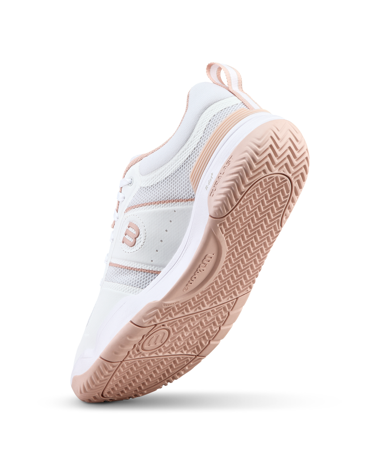 Wilson Pickle Pro Womens Pickleball Shoes, White/White/Cameo Rose - alternate view 3
