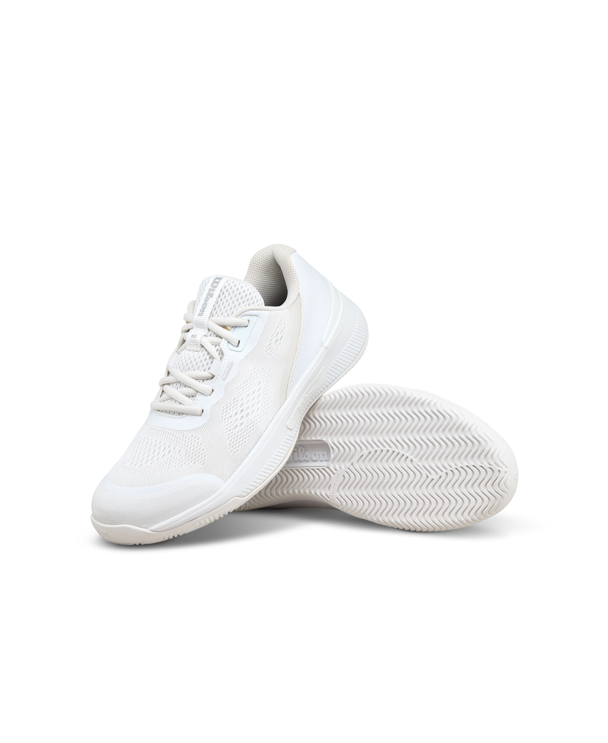 Wilson Intrigue Pro Womens Tennis Shoes, White/White/Silver - alternate view 9