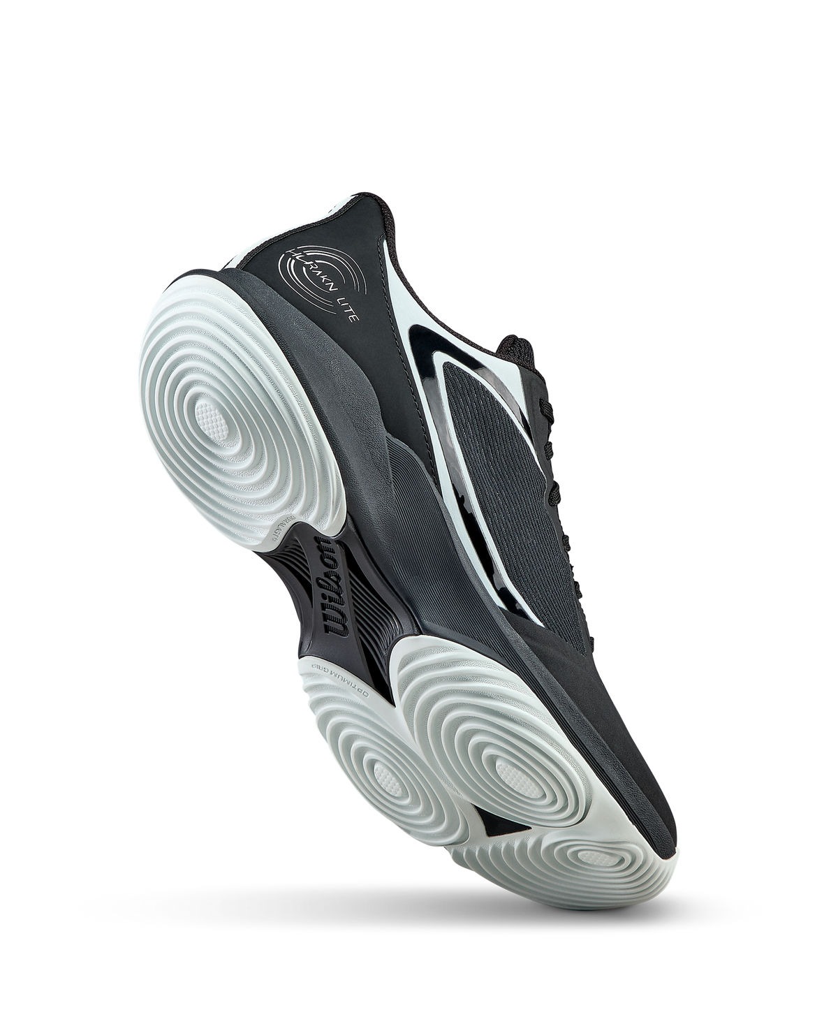 Wilson Hurakn Lite Womens Padel Shoes, Black/Ice Flow/White - alternate view 3