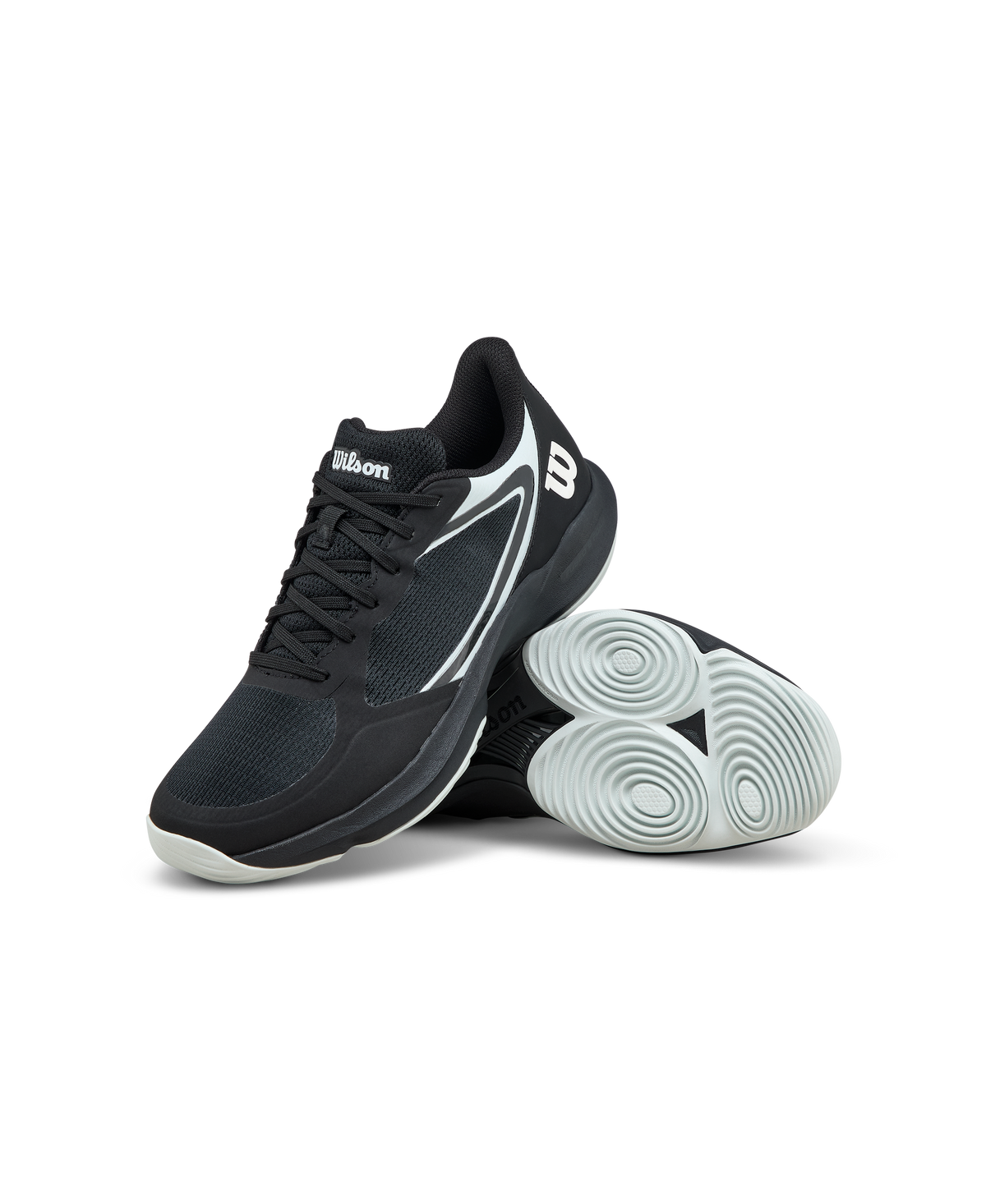 Wilson Hurakn Lite Womens Padel Shoes, Black/Ice Flow/White - alternate view 6