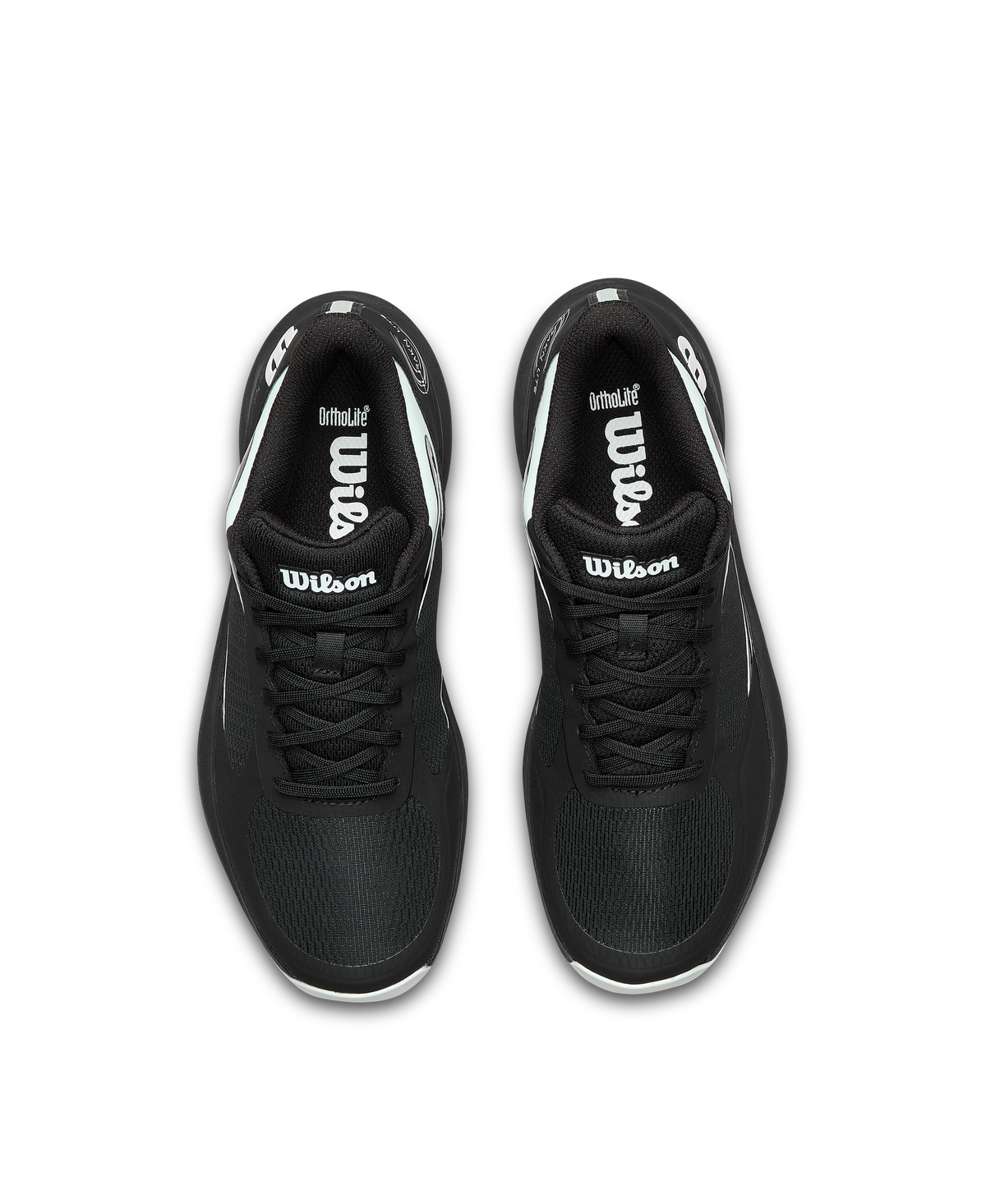 Wilson Hurakn Lite Womens Padel Shoes, Black/Ice Flow/White - alternate view 4