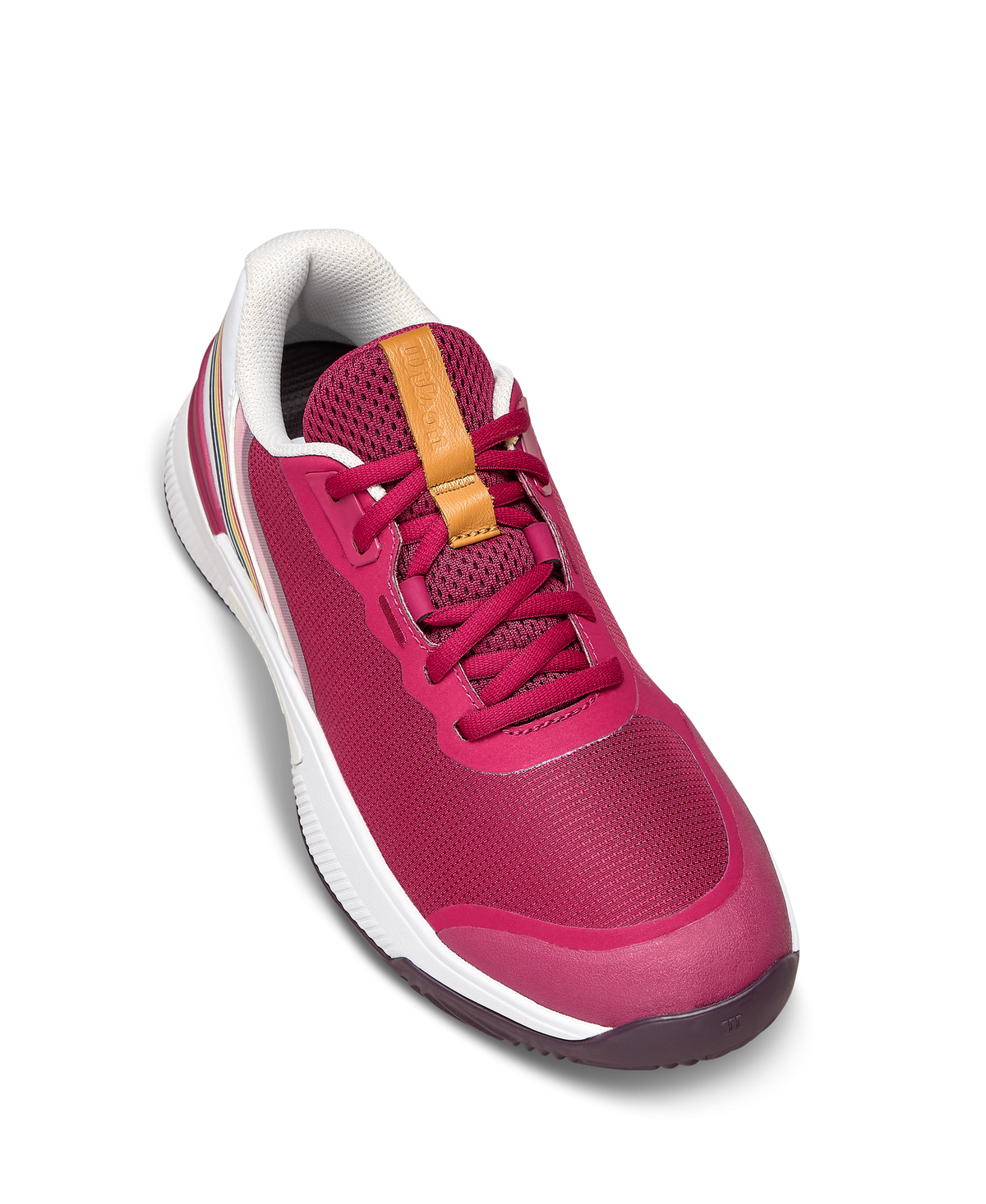 Wilson Intrigue Pro Clay Roland-Garros Womens Tennis Shoes, Beaujolais/White/Plum Perfect - alternate view 3
