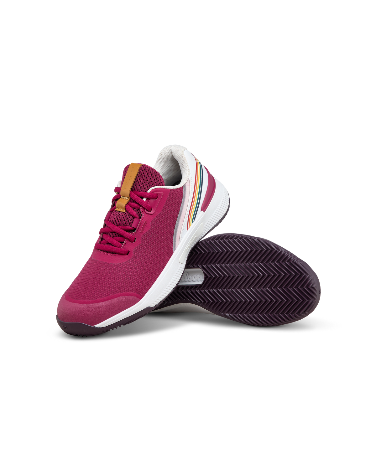 Wilson Intrigue Pro Clay Roland-Garros Womens Tennis Shoes, Beaujolais/White/Plum Perfect - alternate view 6