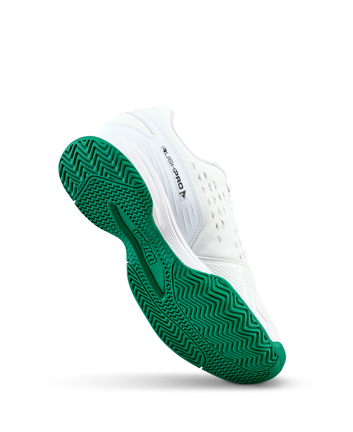 Wilson Rush Pro L Junior Tennis Shoes, White/Bosphorus - alternate view 2