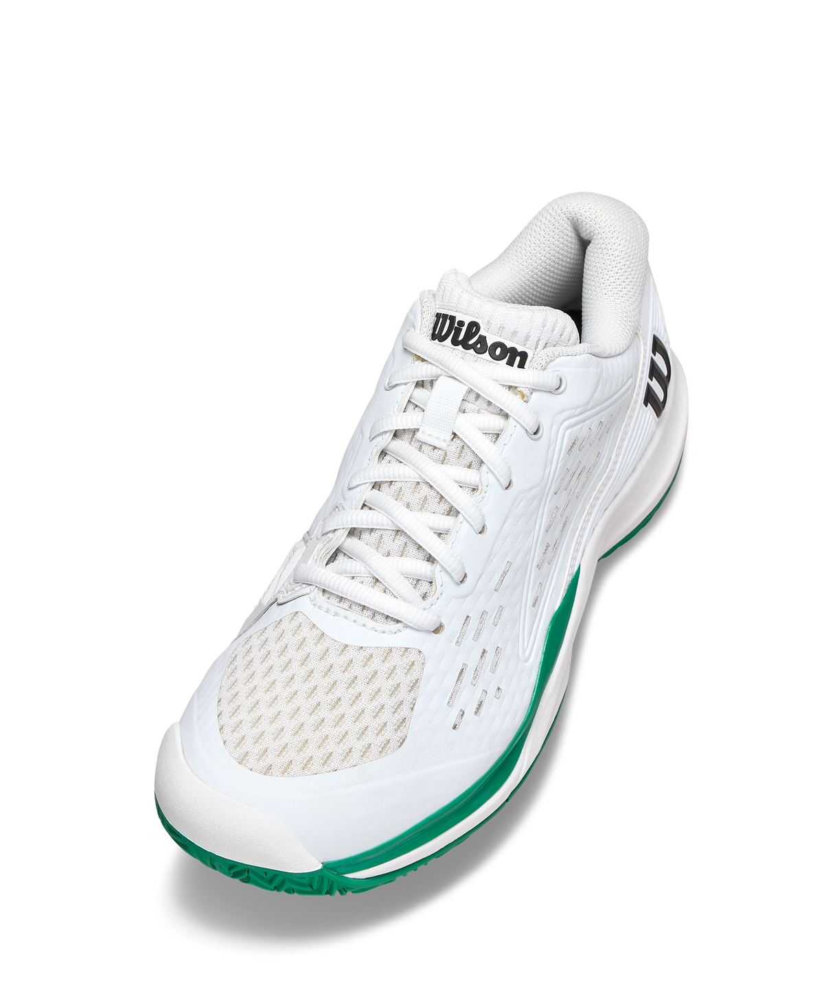 Wilson Rush Pro Ace Junior Tennis Shoes, White/Bosphorus - alternate view 2