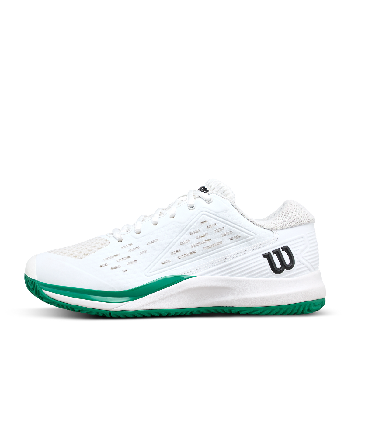 Wilson Rush Pro Ace Junior Tennis Shoes, White/Bosphorus - main view