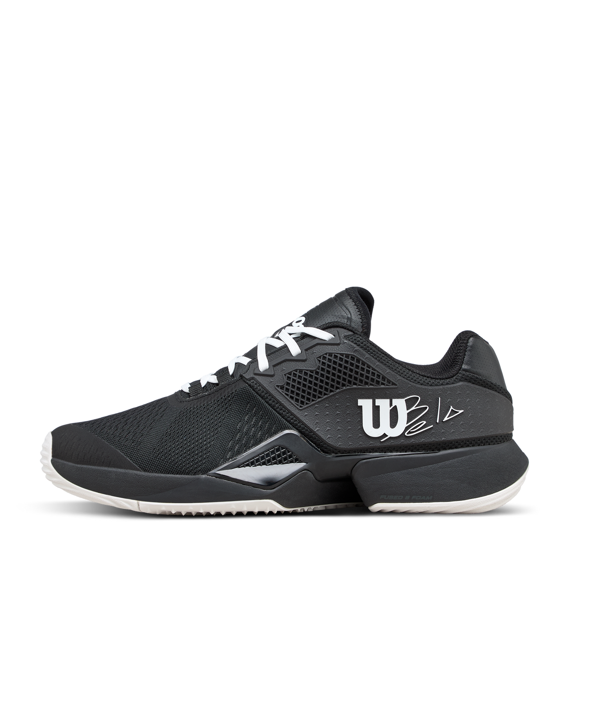 Wilson Bela Tour Mens Padel Shoes, Black/Black/White - main view