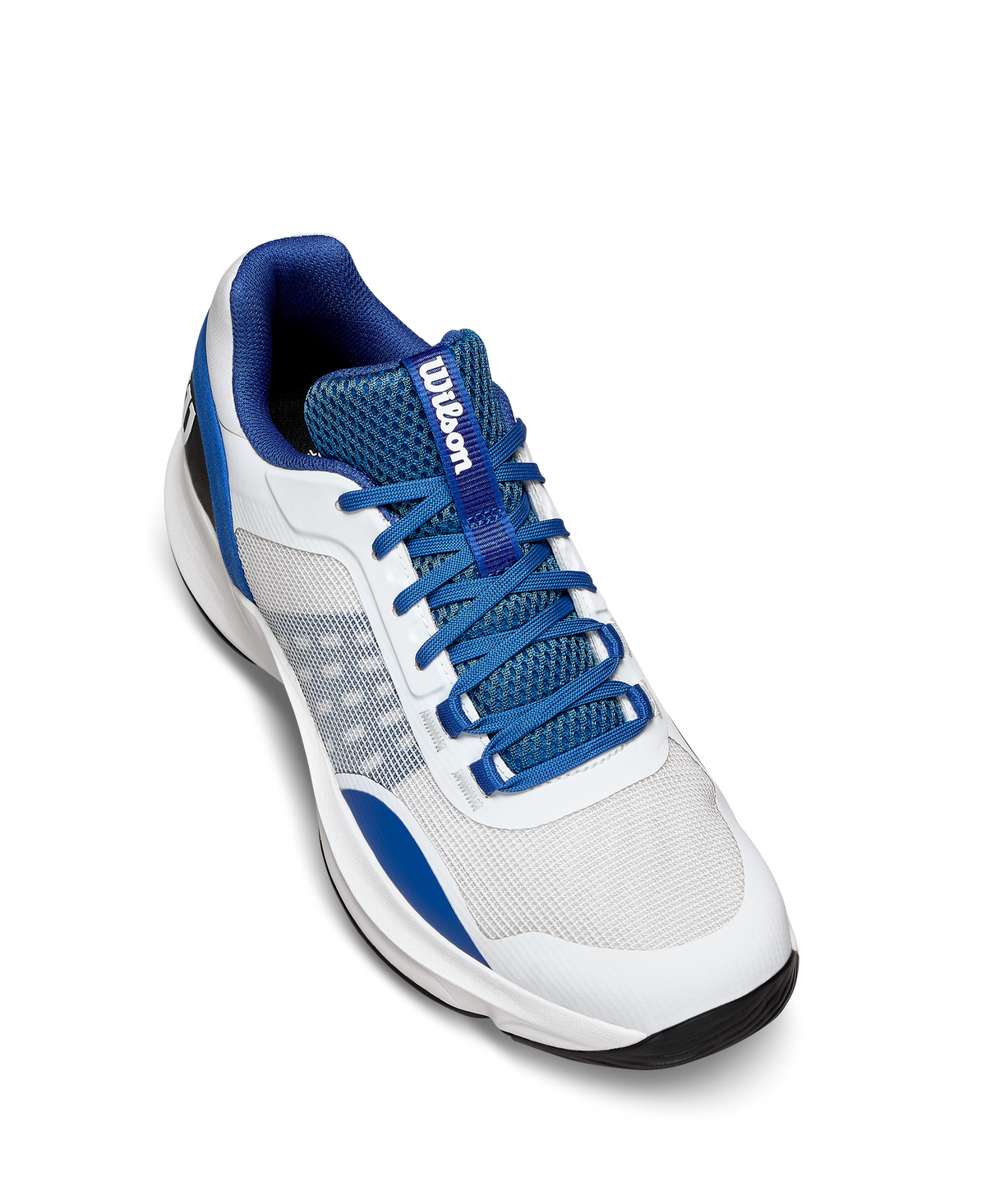 Wilson Hurakn Pro V2 Mens Padel Shoes, White/Deja Vu Blue/Black - alternate view 2