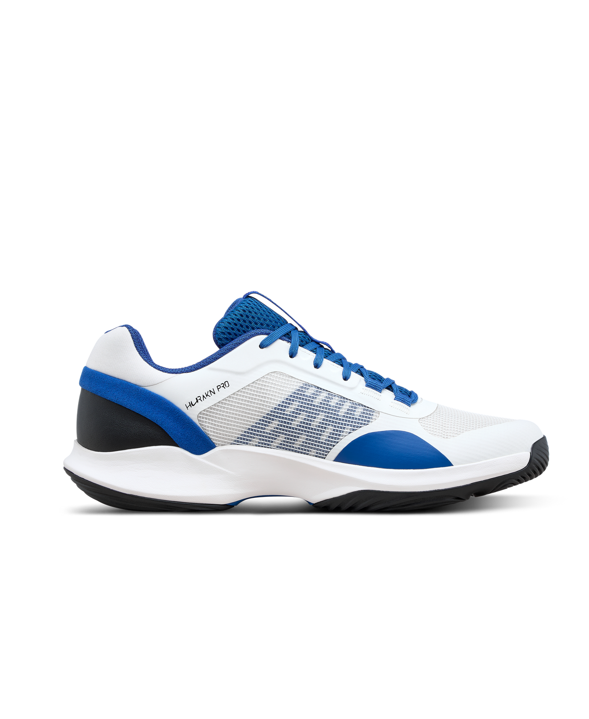 Wilson Hurakn Pro V2 Mens Padel Shoes, White/Deja Vu Blue/Black - alternate view 1