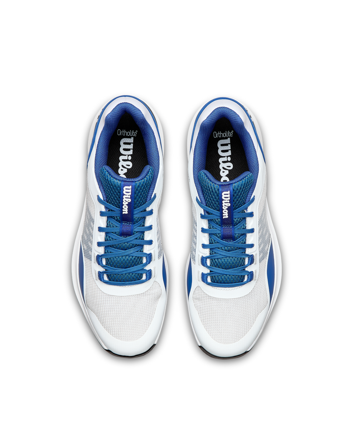 Wilson Hurakn Pro V2 Mens Padel Shoes, White/Deja Vu Blue/Black - alternate view 4
