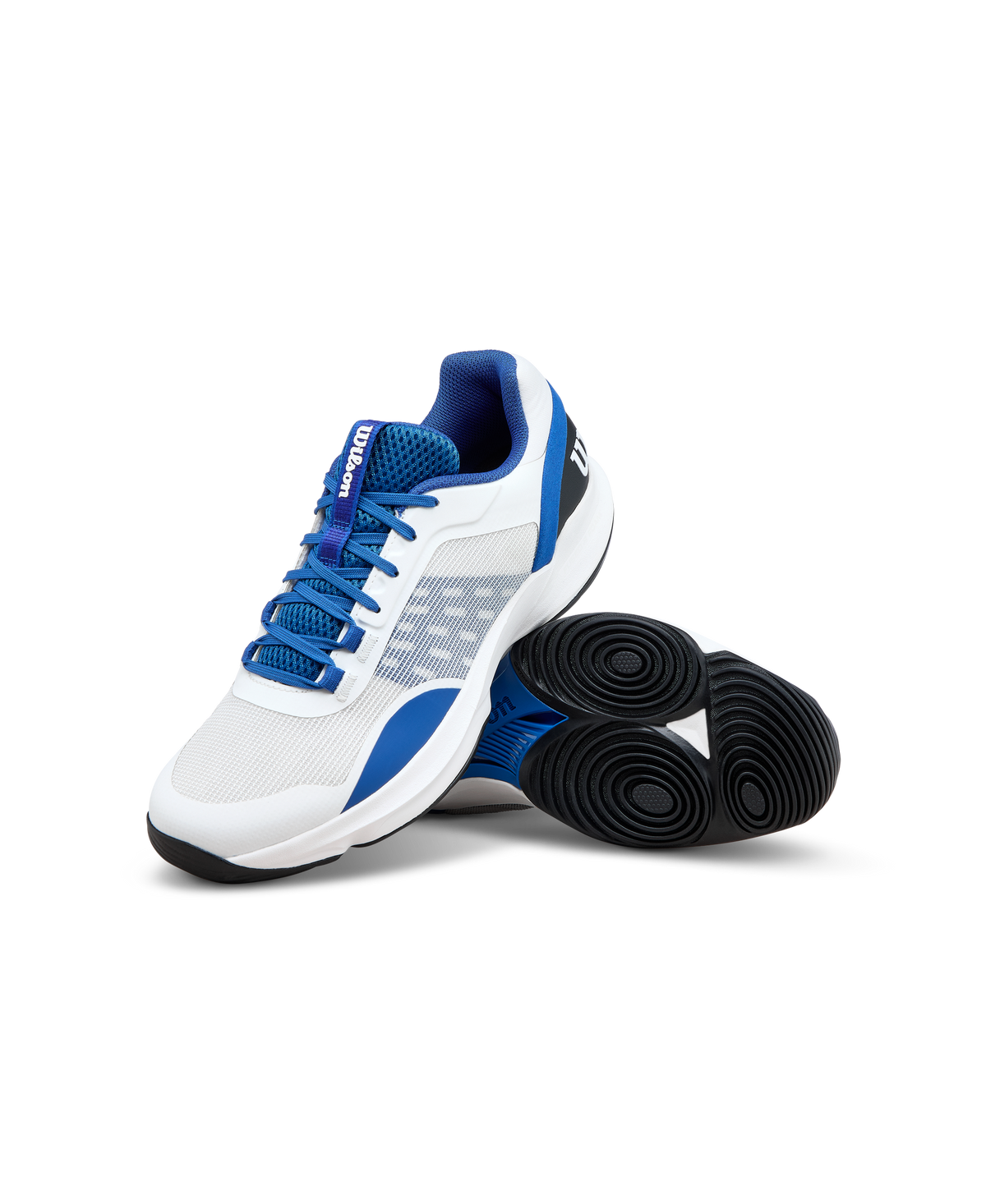 Wilson Hurakn Pro V2 Mens Padel Shoes, White/Deja Vu Blue/Black - alternate view 6