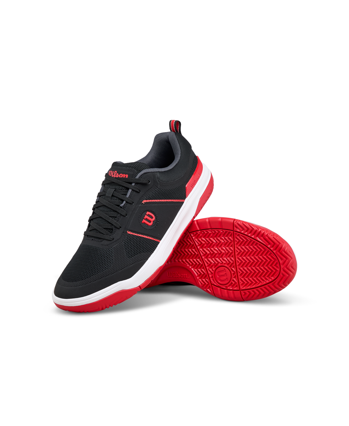 Wilson Pickle Pro Mens Pickleball Shoes, Black/Infrared/White - alternate view 7