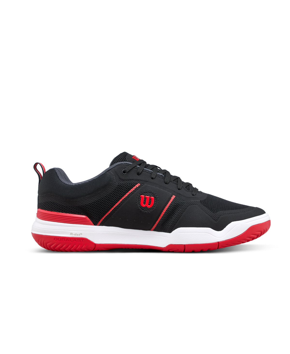 Wilson Pickle Pro Mens Pickleball Shoes, Black/Infrared/White - alternate view 1