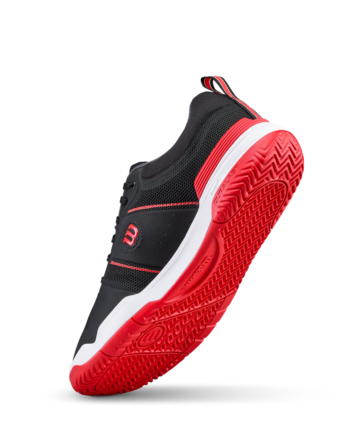 Wilson Pickle Pro Mens Pickleball Shoes, Black/Infrared/White - alternate view 3