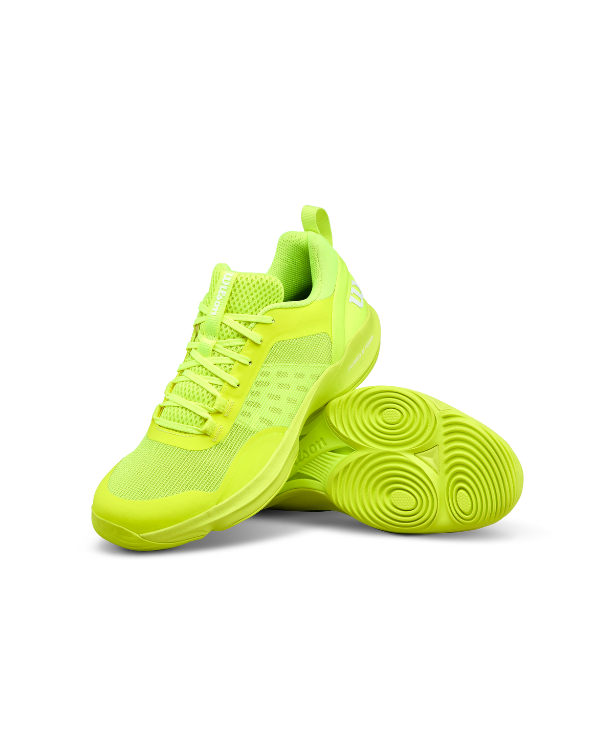 Wilson Hurakn Pro V2 Mens Padel Shoes, Safety Yellow/White - alternate view 5