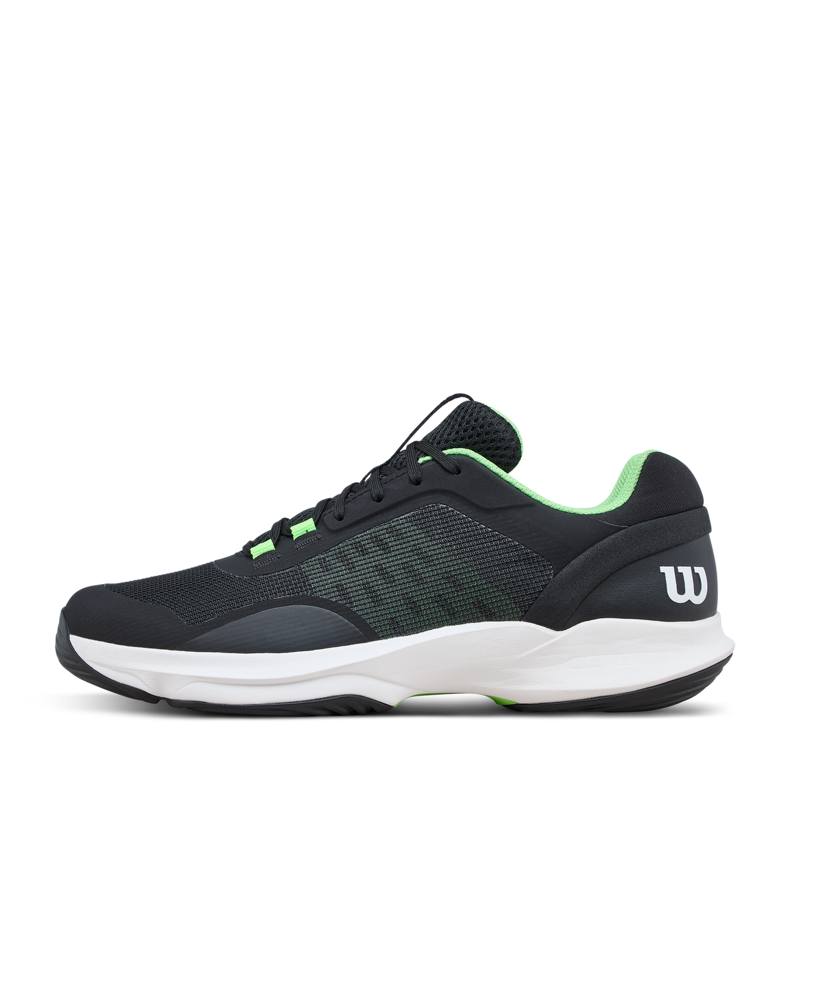 Wilson Hurakn Pro V2 Mens Padel Shoes, Black/White/Green Gecko - main view