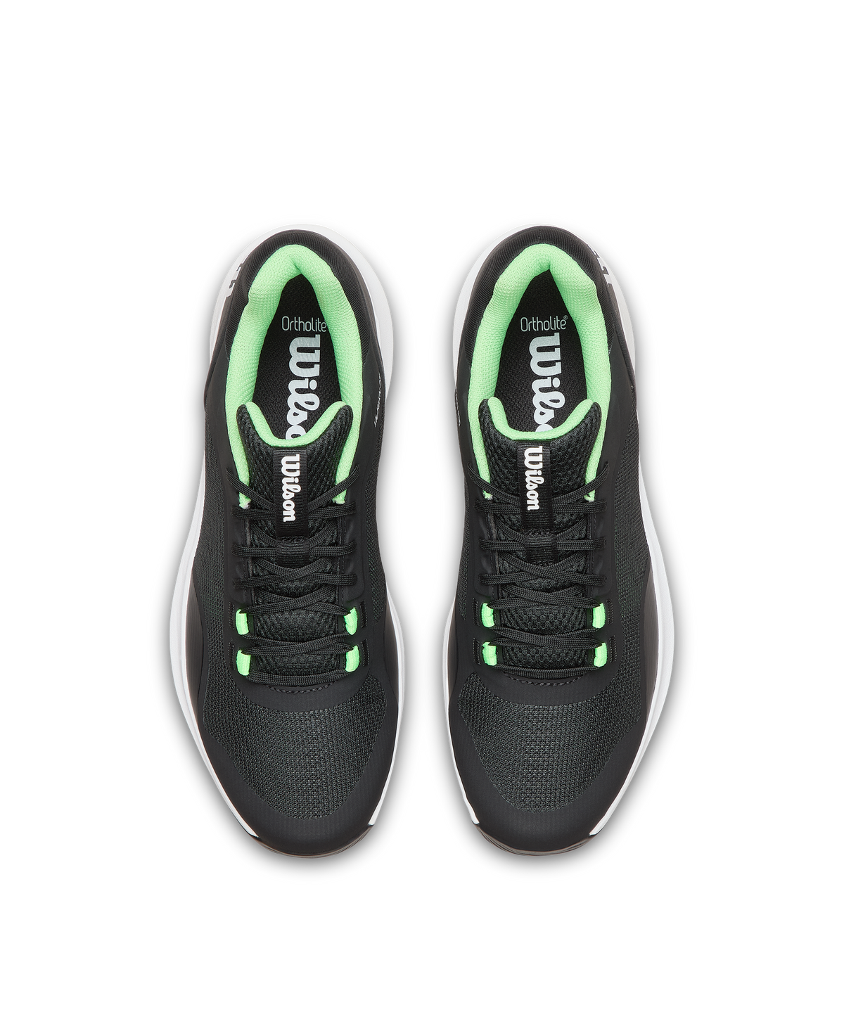 Wilson Hurakn Pro V2 Mens Padel Shoes, Black/White/Green Gecko - alternate view 4