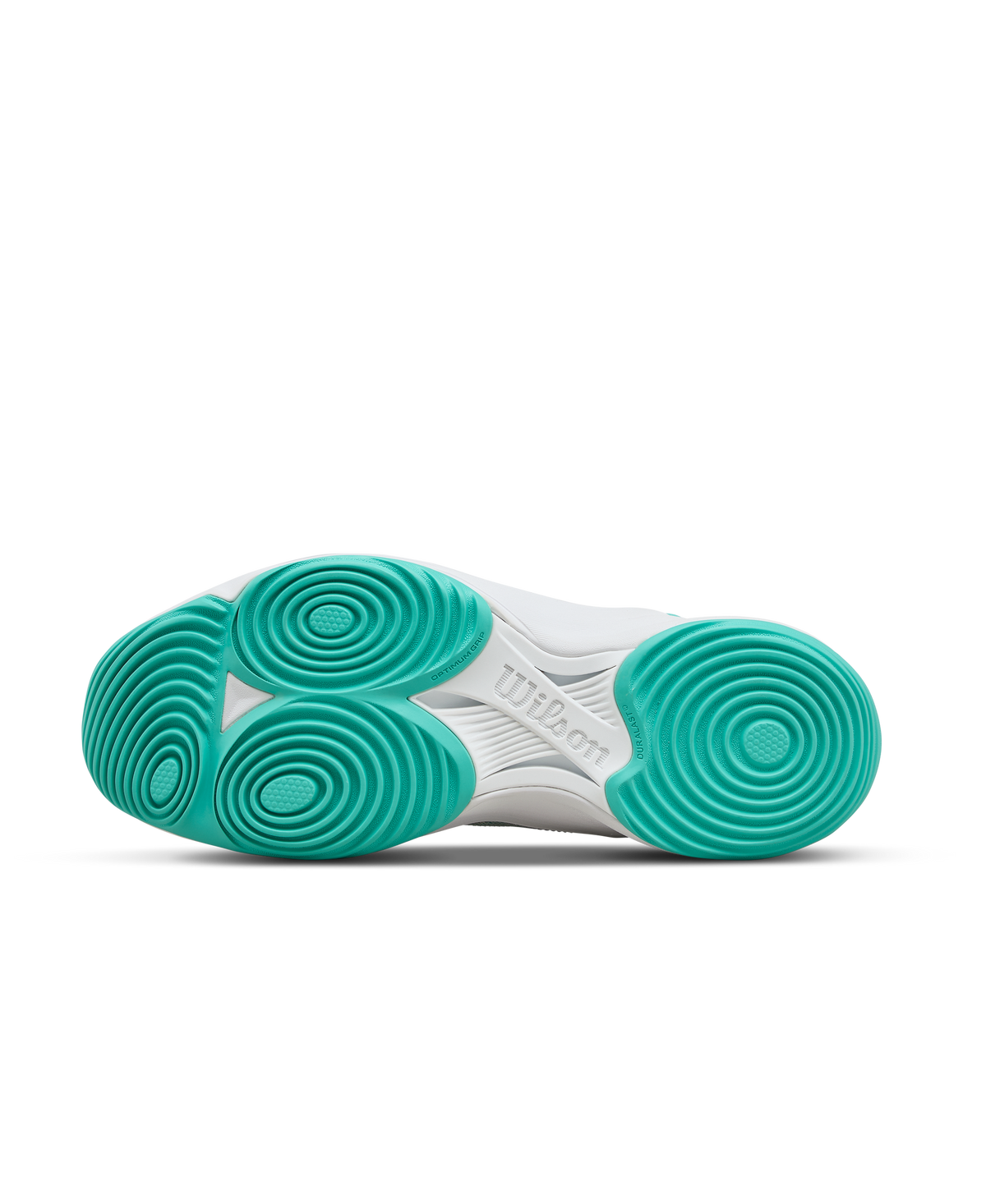 Wilson Hurakn Pro V2 Womens Padel Shoes, White/Turquoise - alternate view 7
