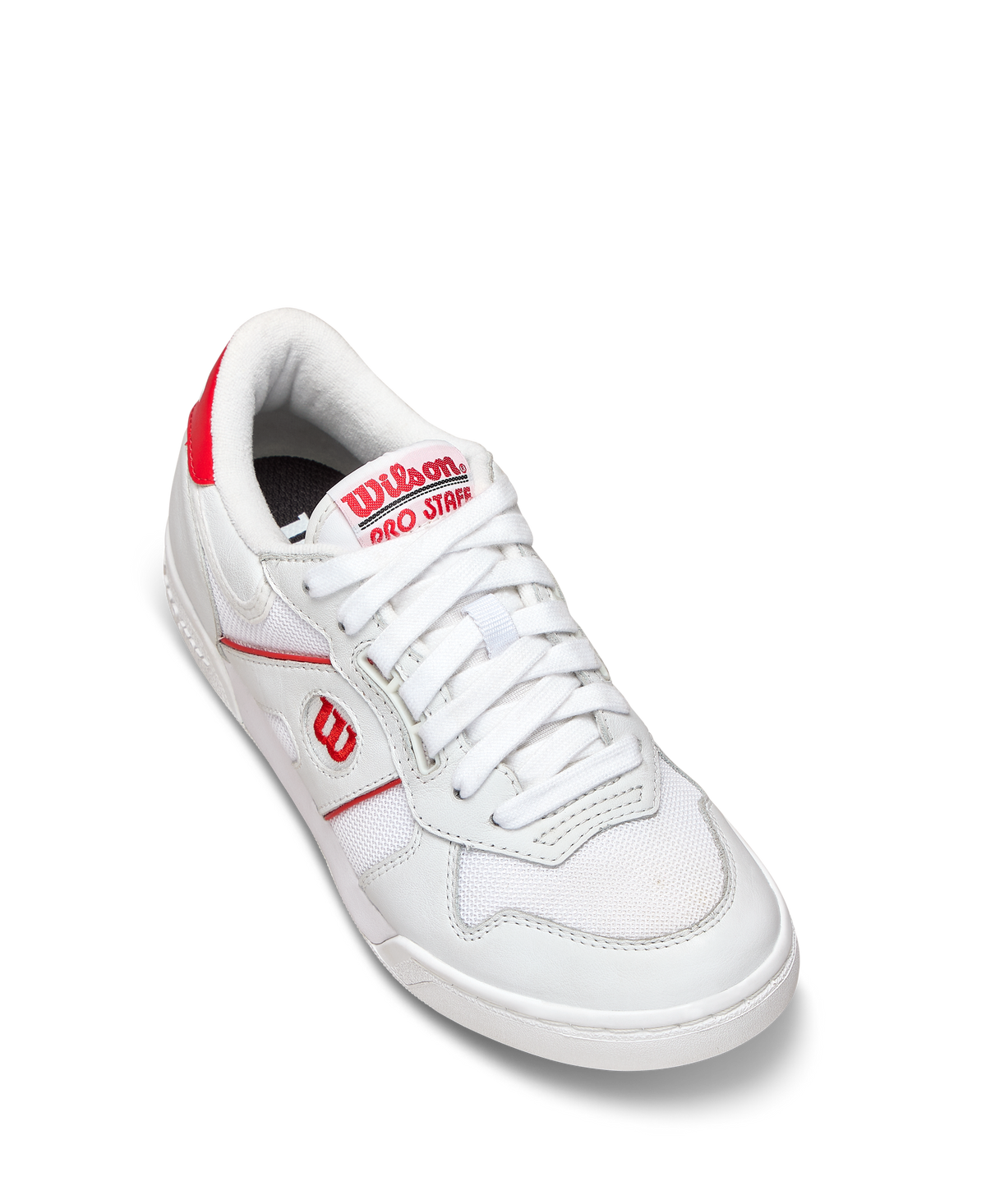 Wilson Pro Staff 87 Mesh Womens Tennis Shoes, White/White/Infrared - alternate view 3