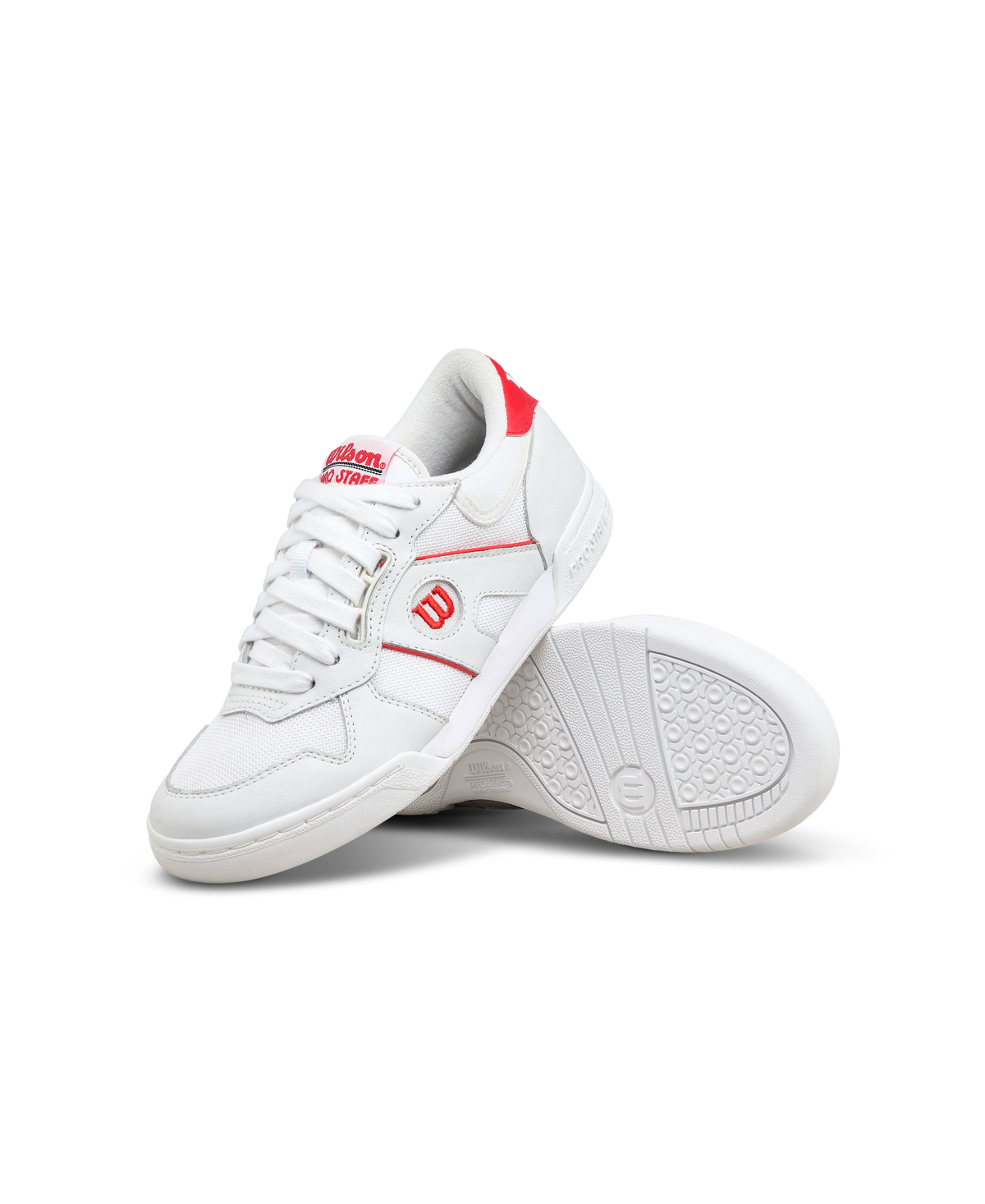 Wilson Pro Staff 87 Mesh Womens Tennis Shoes, White/White/Infrared - alternate view 6