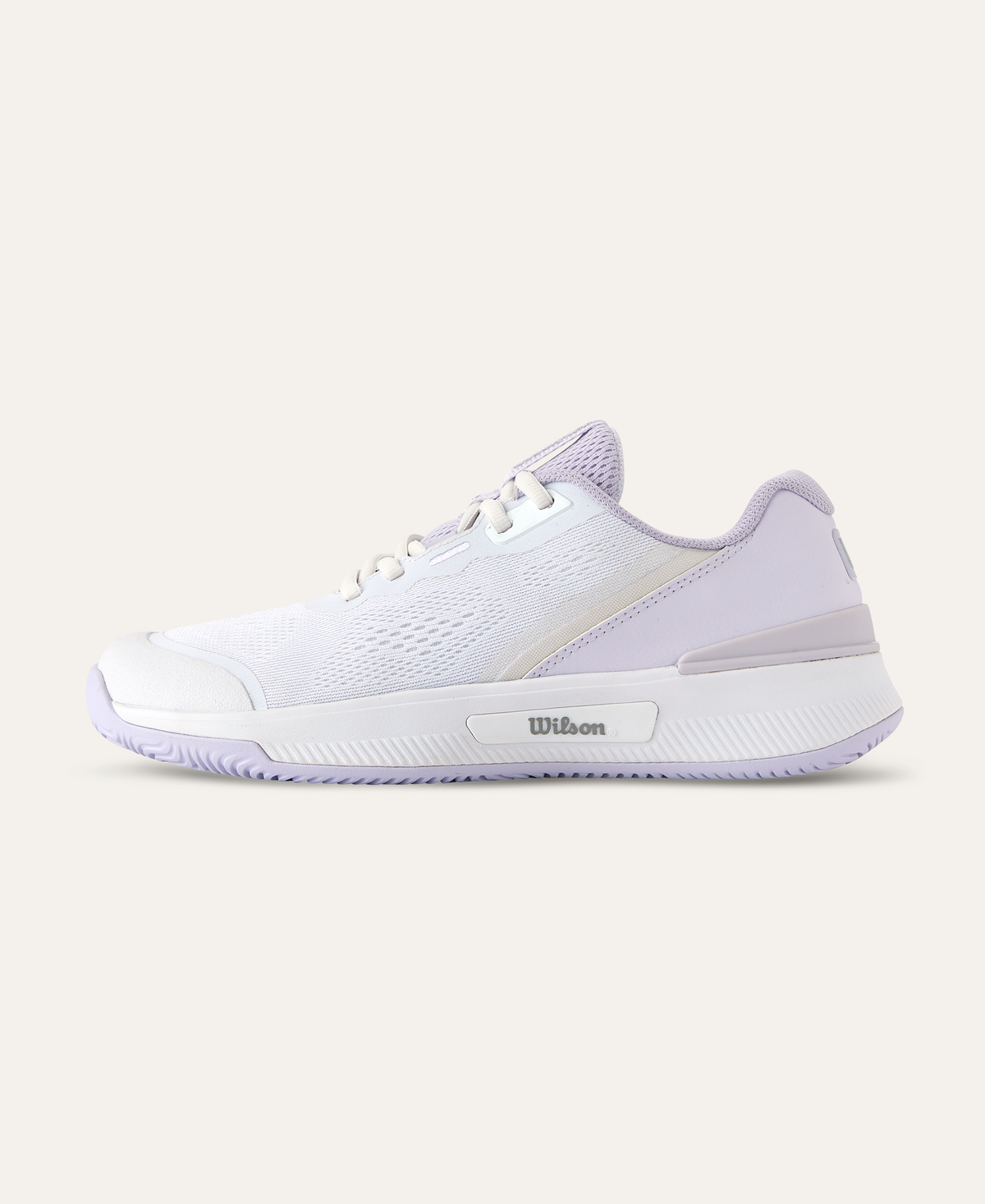 Wilson Intrigue Pro Womens Tennis Shoes, White/Lavender Blue/Silver, Size 8 - main view