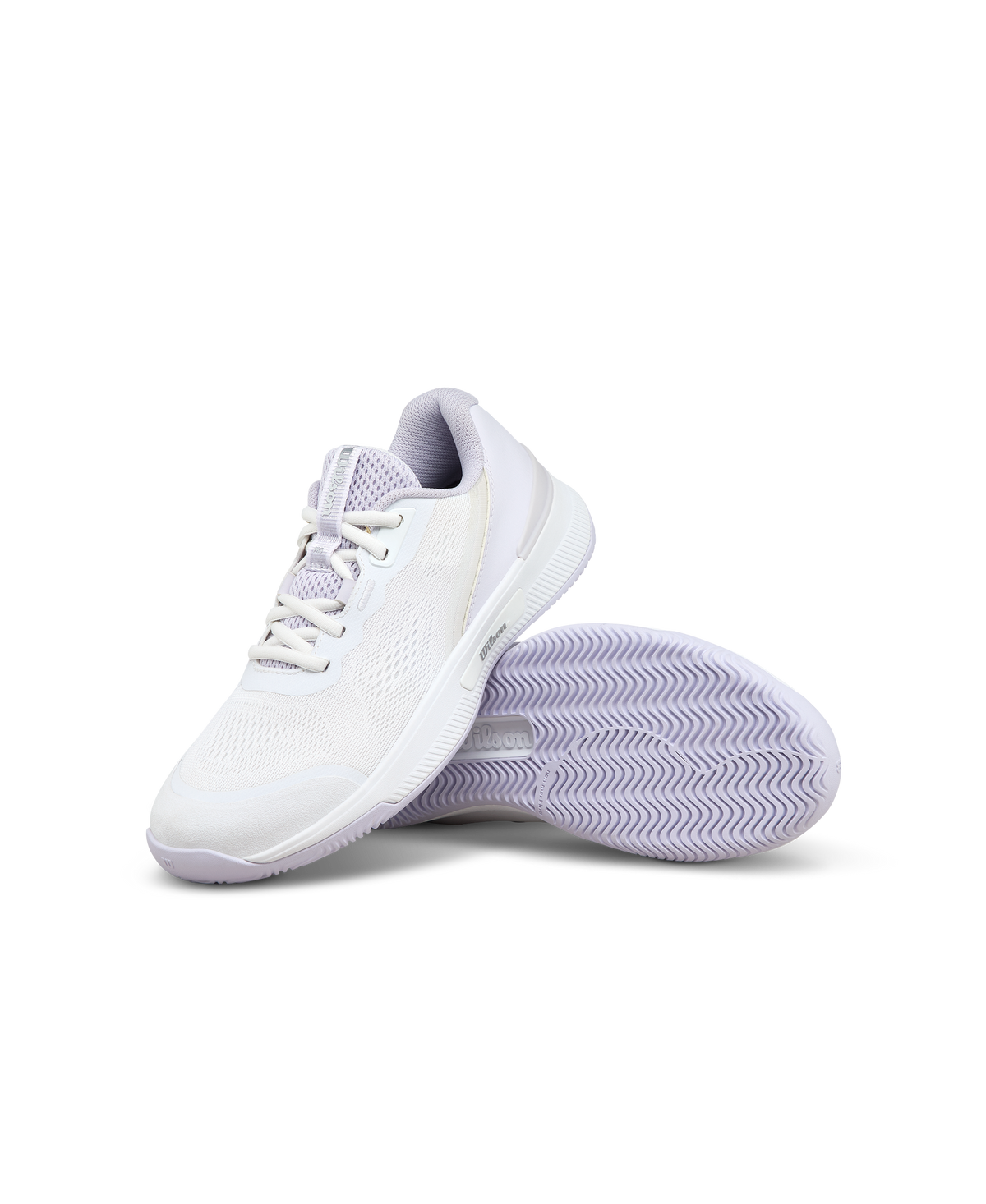 Wilson Intrigue Pro Womens Tennis Shoes, White/Lavender Blue/Silver, Size 8 - alternate view 9