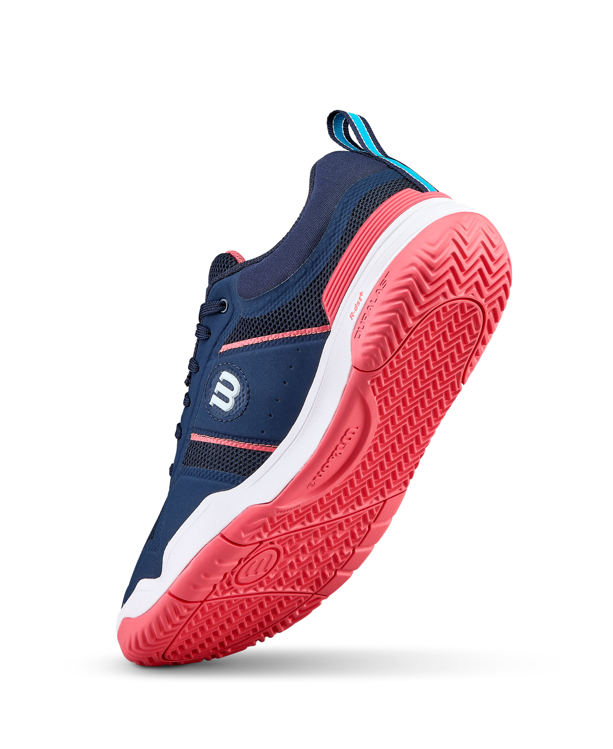 Wilson Pickle Pro Womens Pickleball Shoes, Navy Blazer/White/Dubarry - alternate view 3