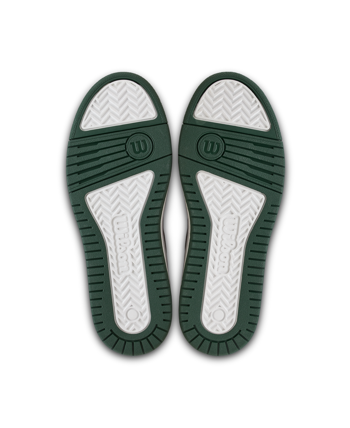 Wilson Pro Staff 87 Mid Mens Tennis Shoes, White/White/Sycamore - pair view