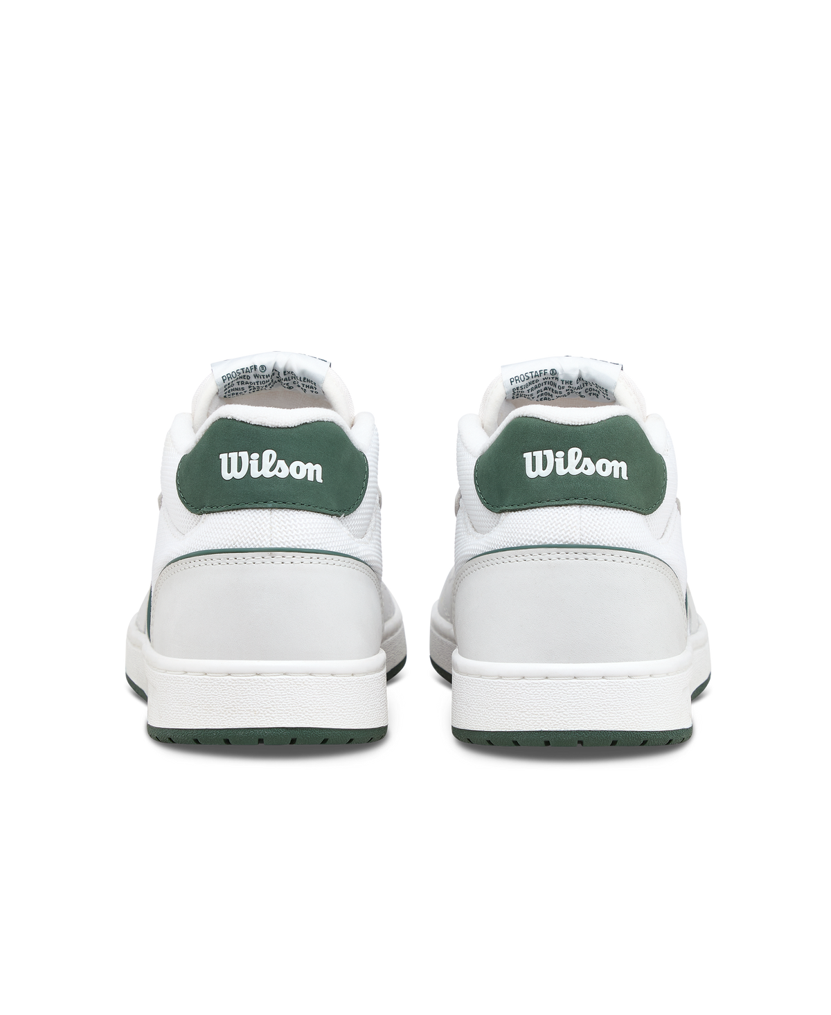 Wilson Pro Staff 87 Mid Mens Tennis Shoes, White/White/Sycamore - alternate view 5