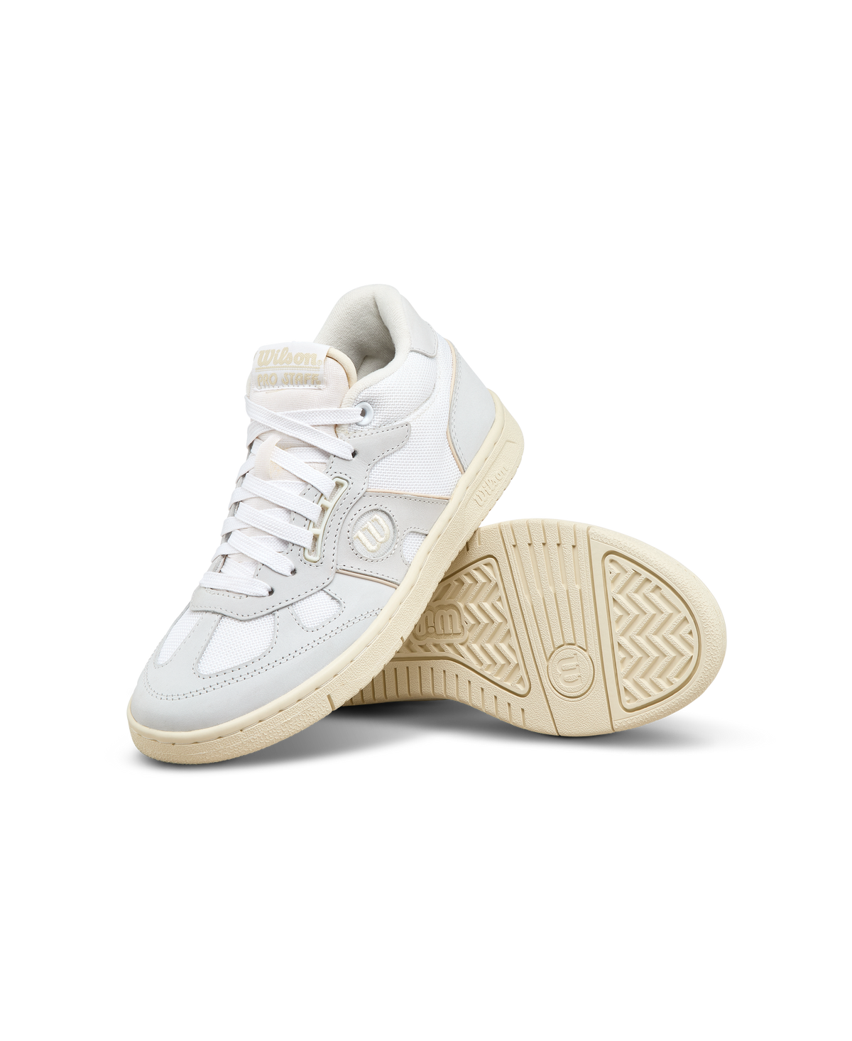Wilson Pro Staff 87 Mid Womens Tennis Shoes, White/Tofu/Seedpearl - alternate view 7