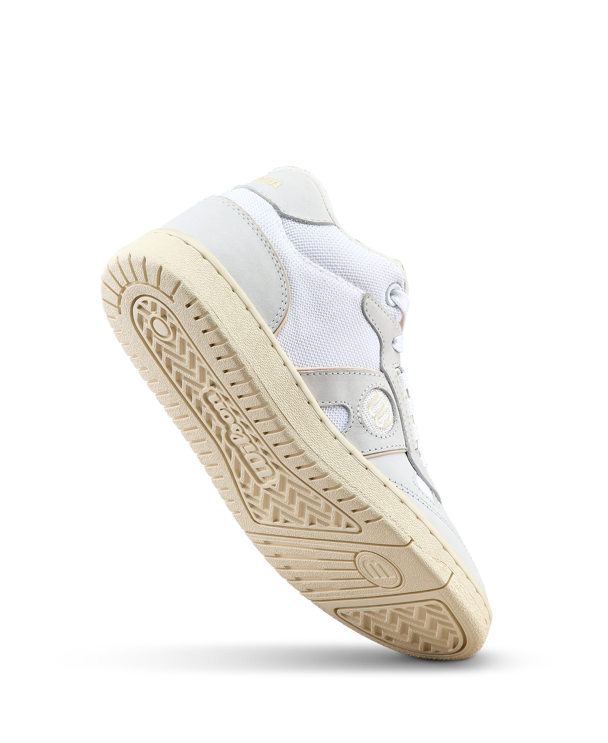 Wilson Pro Staff 87 Mid Womens Tennis Shoes, White/Tofu/Seedpearl - alternate view 3